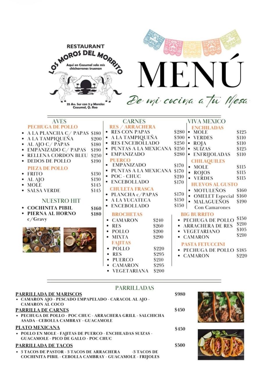 Aves, carnes y parrilladas